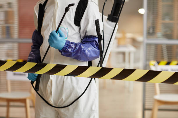 Professional Sewage Cleanup technician working in Brookings, OR
